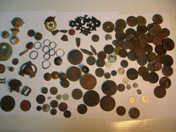 Монеты найденные металлоискателем
