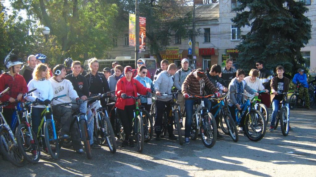 «Первый трамвайный велозаезд» в Симферополе (фото)