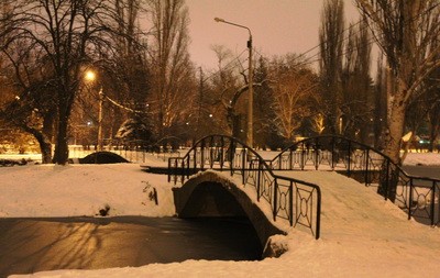 Симферополь в снегу<br />Фото(с) Яны Удовенко