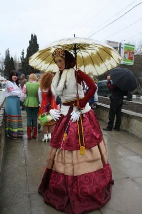 В Судаке на Масленицу испекли 3 тыс. блинов (фото)